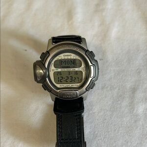 Casio pathfinder Multifunction Silver and Black Watch Alti Baro temperature sens